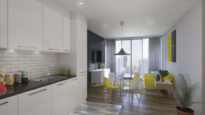 Modular interior, kitchen & dining